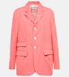 Plan C Gica Single-breasted Blazer In Pink