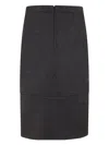 Plan C Skirt In Men Melange Nero Bianco