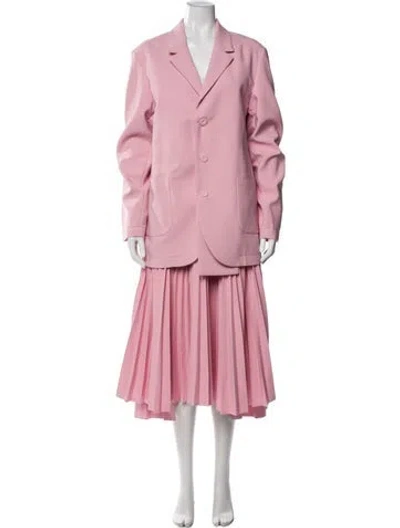 Pre-owned Plan C Skirt Set In Pink