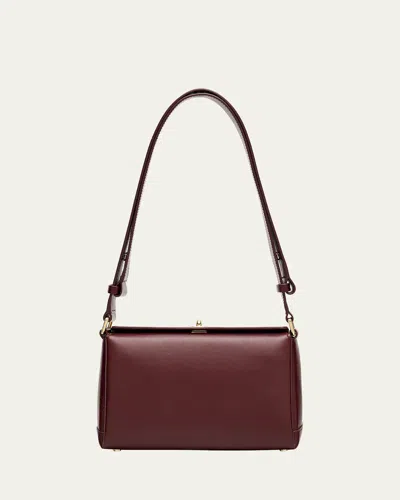 Plan C Small Folded Shoulder Bag In Vitello Leather