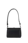 Plan C Smooth Grain Calfskin Shoulder Bag In Black