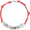 Plan C Stone Cord Necklace In Multi