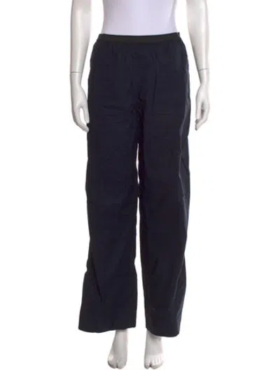 Pre-owned Plan C Straight Leg Pants In Black