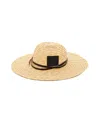 Plan C Straw Hat In Neutrals