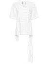 Plan C Striped Poplin Shirt In Green