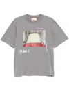 Plan C Graphic Print Crew-neck T-shirt In Grau