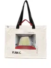 Plan C Tenda Che Vola Tote Bag In Neutrals