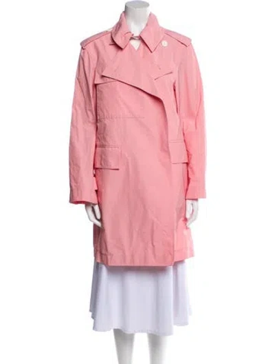 Pre-owned Plan C Trench Coat In Pink