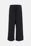 Plan C Black Wide Leg Trousers In Black