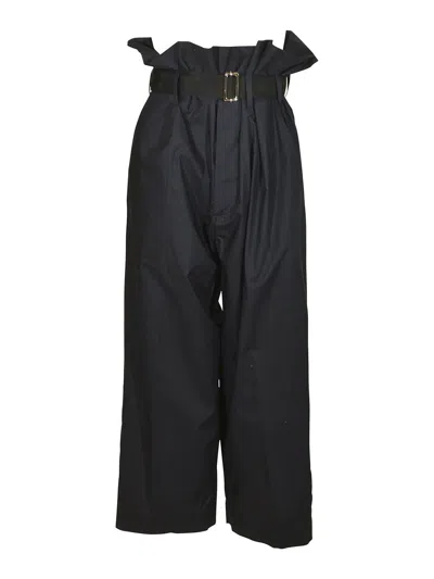 Plan C Trousers In Blue