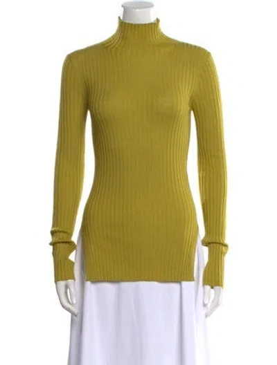 Pre-owned Plan C Turtleneck Sweater W/ Tags In Green