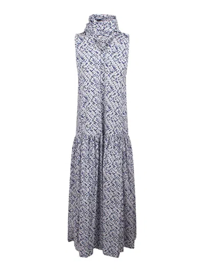 Plan C Long Printed Dress