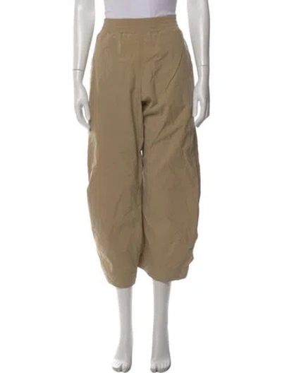 Pre-owned Plan C Wide Leg Pants In Neutral