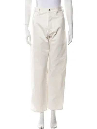 Pre-owned Plan C Wide Leg Pants In Neutral