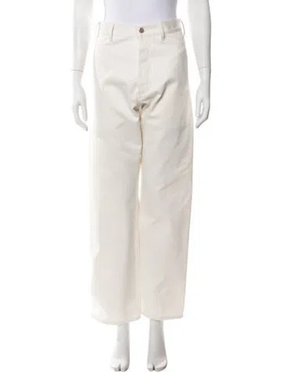 Pre-owned Plan C Wide Leg Pants In Neutral