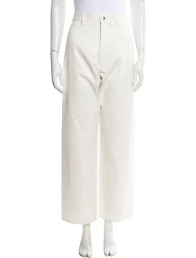 Pre-owned Plan C Wide Leg Pants In Neutral