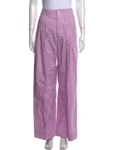 Pre-owned Plan C Wide Leg Pants W/ Tags In Purple