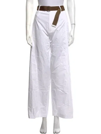 Pre-owned Plan C Wide Leg Pants W/ Tags In White