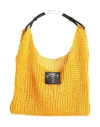 Plan C Gestrickte Handtasche In Orange