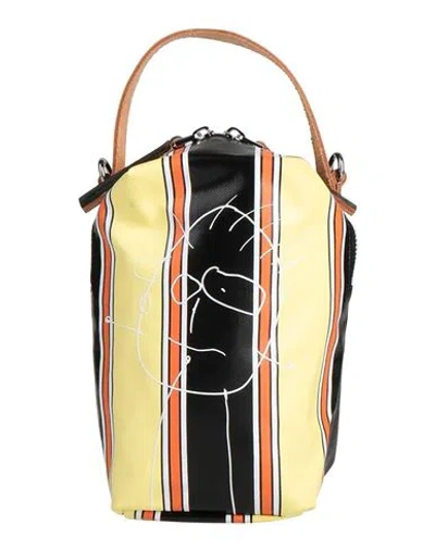Plan C Woman Handbag Pastel Yellow Size - Textile Fibers