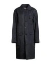 Plan C Woman Jacket Midnight Blue Size 8 Polyamide, Cotton, Polyester In Black