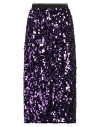 Plan C Woman Midi Skirt Purple Size 8 Polyester In Purple