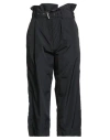 Plan C Woman Pants Black Size 8 Polyamide, Cotton In Black