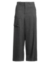Plan C Woman Pants Charcoal Size 8 Polyester In Grey