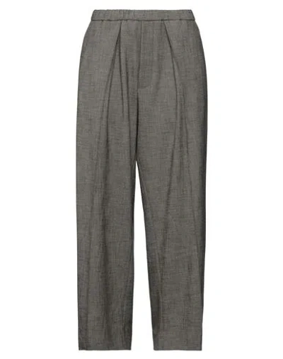Plan C Woman Pants Khaki Size 6 Viscose, Polyester, Elastane In Beige