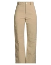 Plan C Woman Pants Sand Size 14 Polyamide In Brown