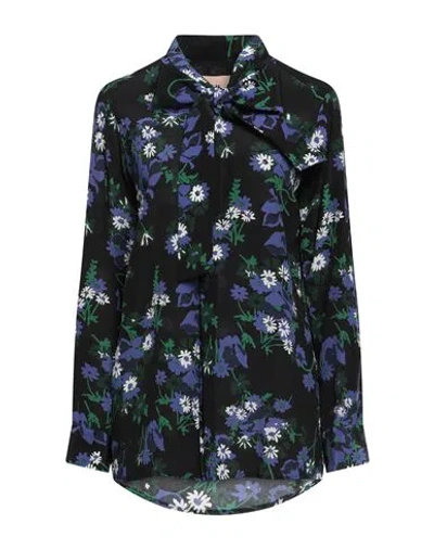 Plan C Woman Shirt Black Size 10 Silk