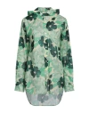 Plan C Woman Shirt Green Size 10 Cotton In Green