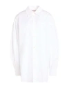 Plan C Woman Shirt White Size 6 Cotton In White