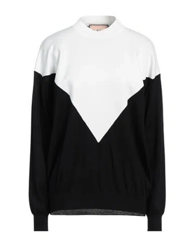Plan C Woman Sweater White Size 4 Merino Wool, Polyamide