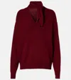 Plan C Wool And Cashmere Sweater In Burgundy