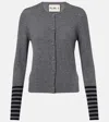 Plan C Wool Cardigan In Gray