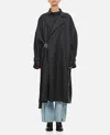Plan C Wool Coat In Black