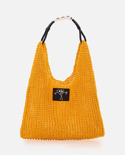 Plan C Yellow Knitted Tote