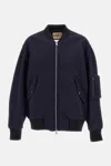 Plan C Zippered Bomber In Blue