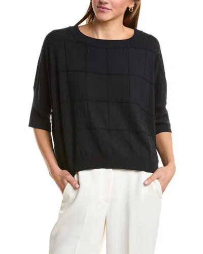 Planet Boxy Top In Black