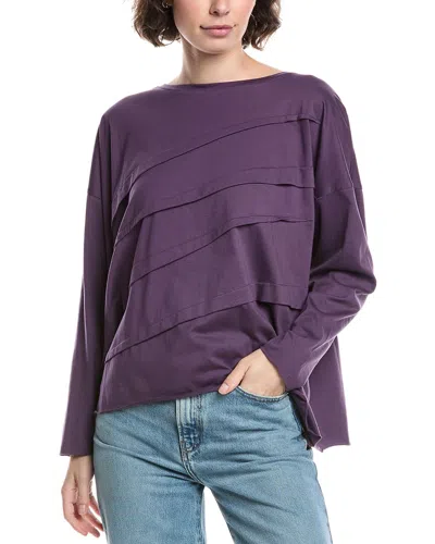 Planet Boxy Tucked T-shirt In Purple