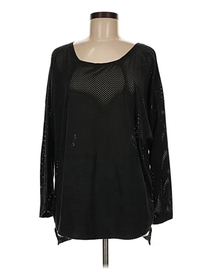 Pre-owned Planet By Lauren G Long Sleeve T-shirt In Black