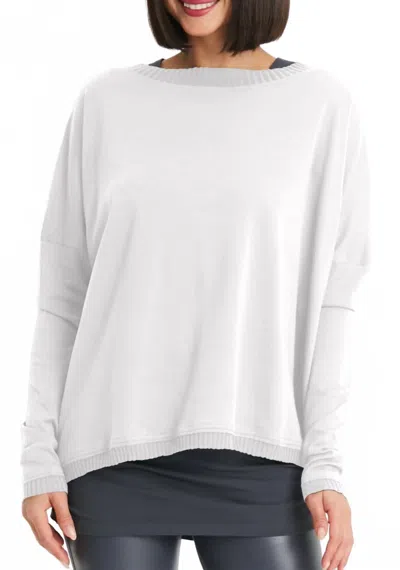 Planet By Lauren G Off Shoulder Top In White
