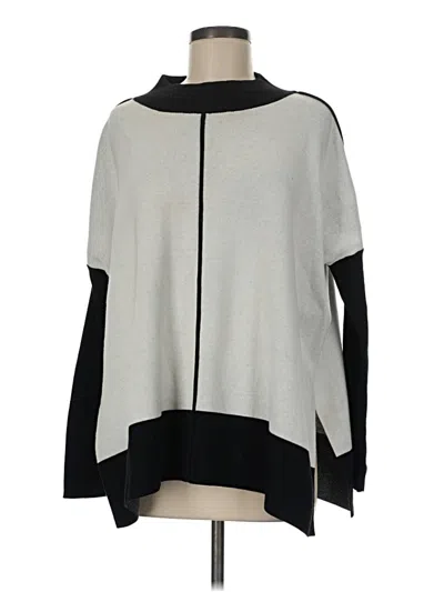 Pre-owned Planet By Lauren G Poncho In Gray
