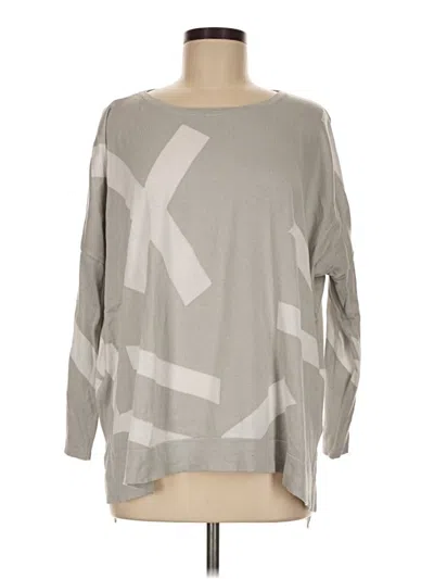 Pre-owned Planet By Lauren G Pullover Sweater In Gray