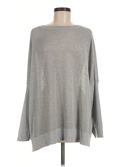 Pre-owned Planet By Lauren G Pullover Sweater In Gray