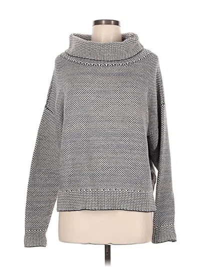 Pre-owned Planet By Lauren G Turtleneck Sweater In Gray