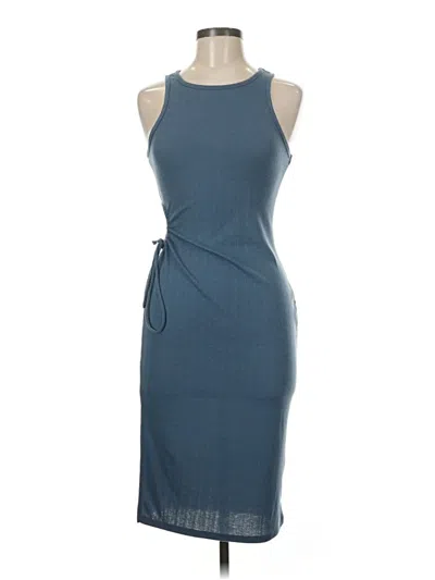 Pre-owned Planet Gold Casual Dress In Blue