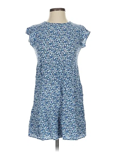 Pre-owned Planet Gold Casual Dress In Blue