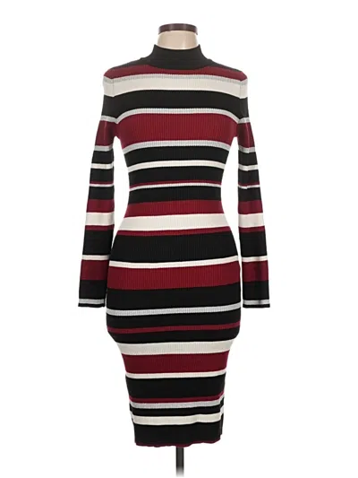 Pre-owned Planet Gold Casual Dress In Burgundy